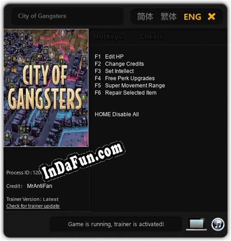 city of gangsters trainer|City of Gangsters Cheats & Trainers for PC .